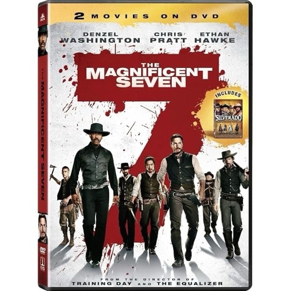 The Magnificent Seven Plus Silverado 2-DVD Set Denzel Washington, Chris Pratt